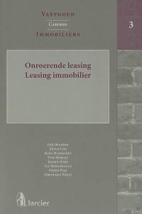 Onroerende leasing. Leasing immobilier