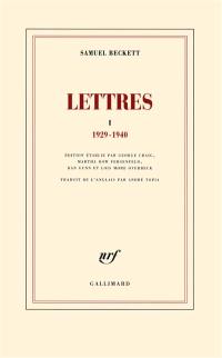 Lettres. Vol. 1. 1929-1940