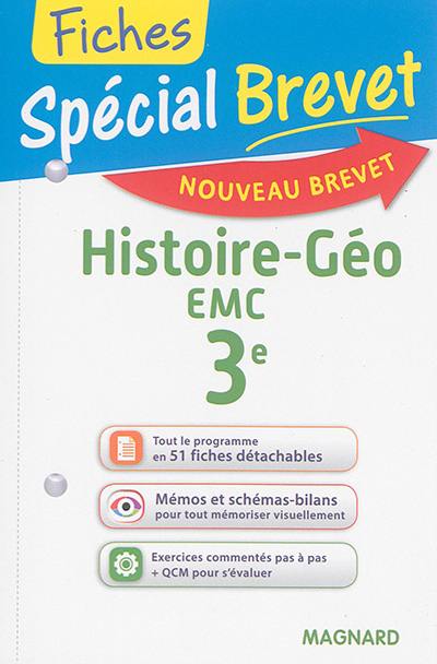 Histoire géo, EMC 3e : nouveau brevet