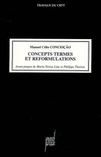 Concepts, termes et reformulations