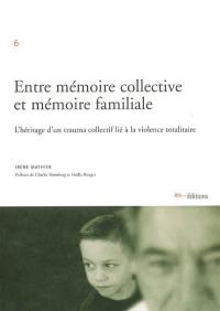 Entre mémoire collective et mémoire familiale : l'héritage d'un trauma collectif lié à la violence totalitaire : étude exploratoire sur la transmission transgénérationnelle du traumatisme de la déportation associée à celle des valeurs de la Résistance lors de la Seconde Guerre mondiale