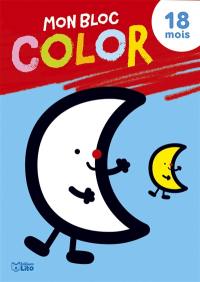 Mon bloc color 18 mois : la lune