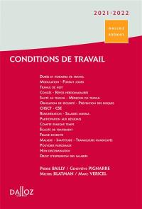 Conditions de travail 2021-2022