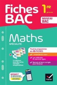 Maths spécialité, 1re générale : nouveau bac