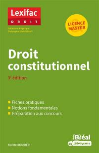 Droit constitutionnel : licence, master