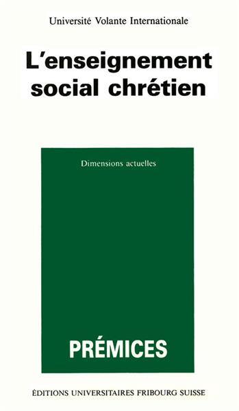 L'Enseignement social chrétien