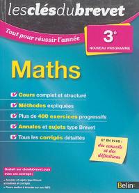 Maths 3e : nouveau programme