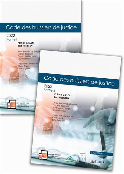 Code des huissiers de justice : 2022