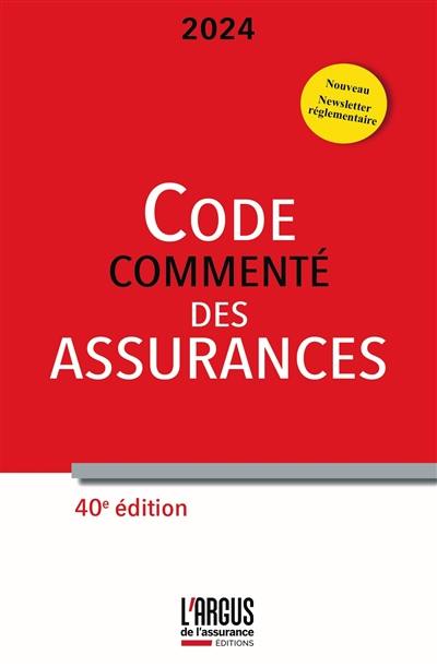 Code commenté des assurances 2024