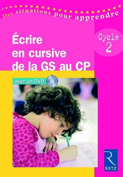 Ecrire en cursive de la GS au CP