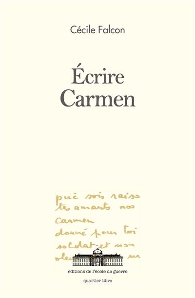 Ecrire Carmen