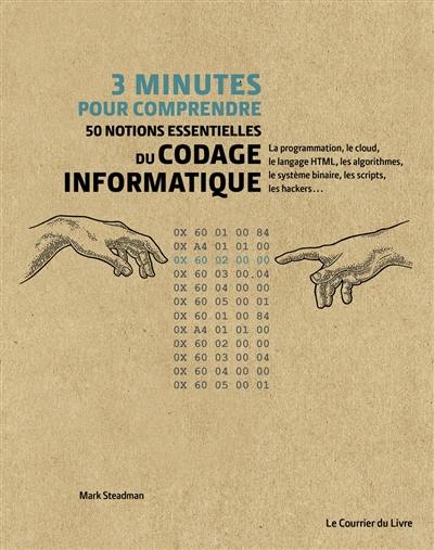 3 minutes pour comprendre 50 notions essentielles du codage informatique : la programmation, le cloud, le langage HTML, les algorithmes, le système binaire, les scripts, les hackers...