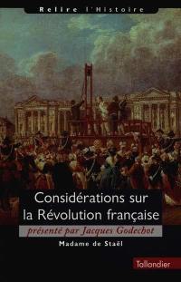 Considérations sur la Révolution française