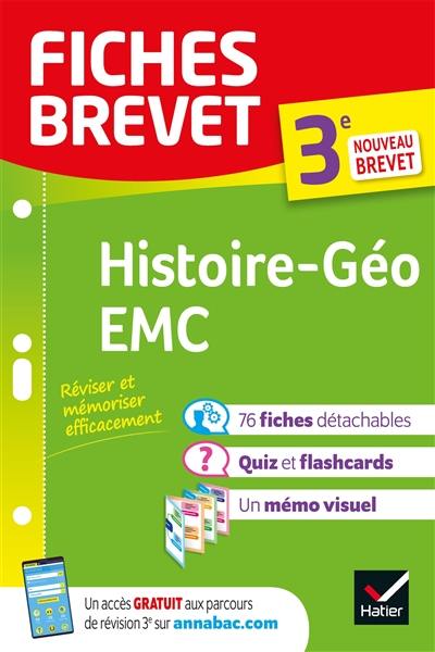 Histoire géographie, EMC 3e : nouveau brevet