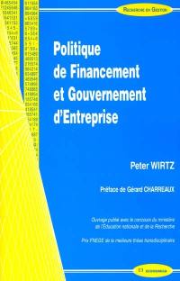 Politique de financement et gouvernement d'entreprise