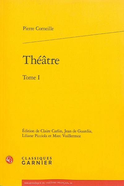 Théâtre. Vol. 1