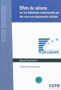 Effets du séisme sur les bâtiments contreventés par des murs en maçonnerie chaînée : guide de dimensionnement