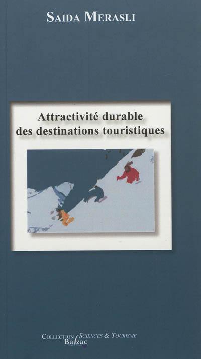 Attractivité durable des destinations touristiques