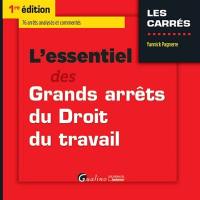 L'essentiel des grands arrêts du droit du travail