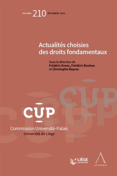 Actualités choisies des droits fondamentaux