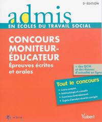 Concours moniteur-éducateur : épreuves écrites et orales