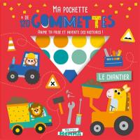 Le chantier : ma pochette : + de 120 gommettes