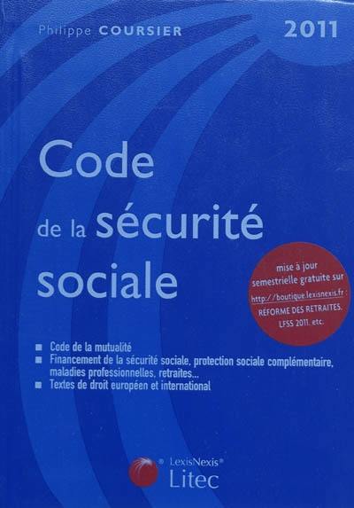 Code de la sécurité sociale 2011