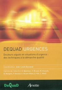 Douleurs aiguës en situations d'urgence : des techniques à la démarche qualité