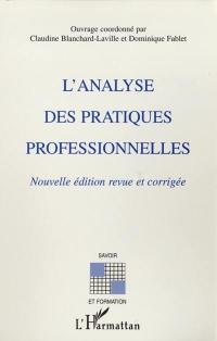 L'analyse des pratiques professionnelles