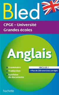 Bled anglais : CPGE, université, grandes écoles