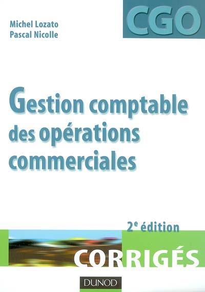 Gestion comptable des opérations commerciales, processus 1 : corrigés