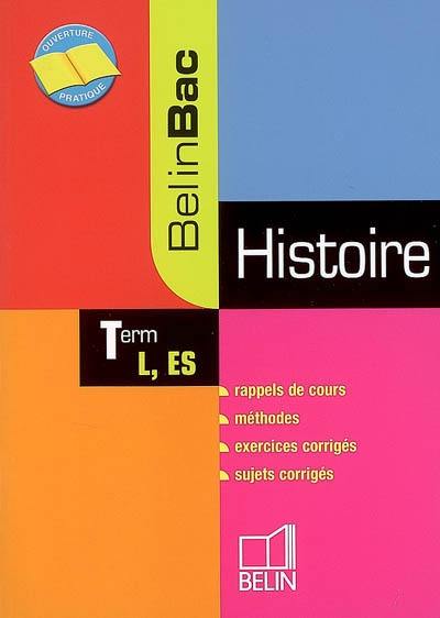 Histoire terminale L, ES