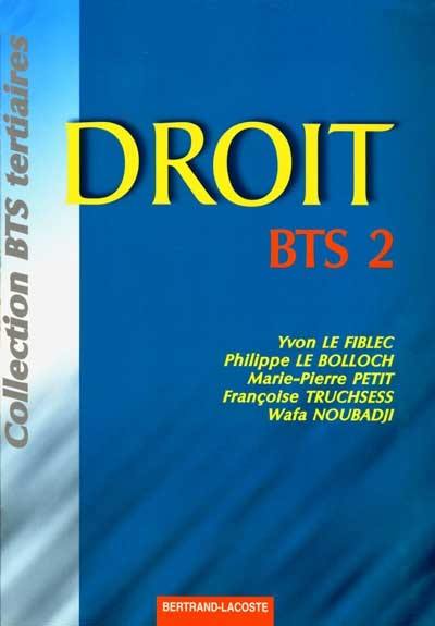 Droit, BTS 2e année