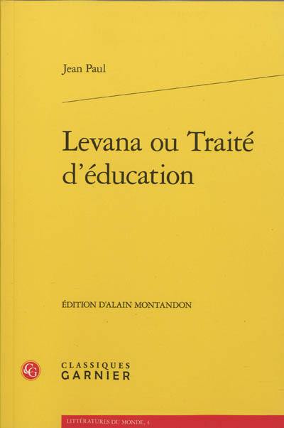 Levana ou Traité d'éducation