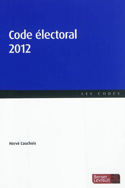 Code électoral 2012