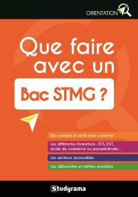 Que faire avec un bac STMG ?