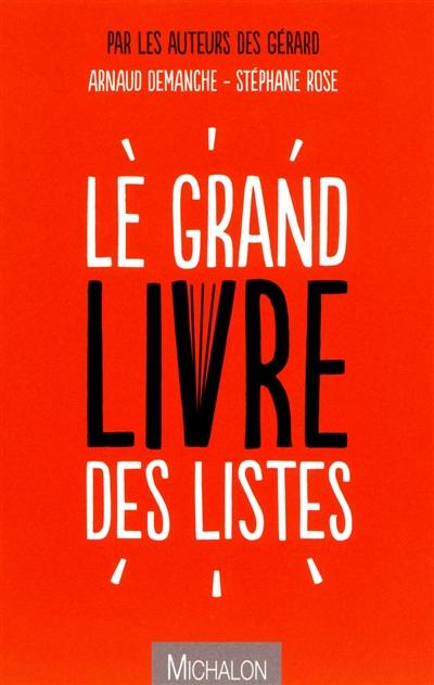 Le grand livre des listes