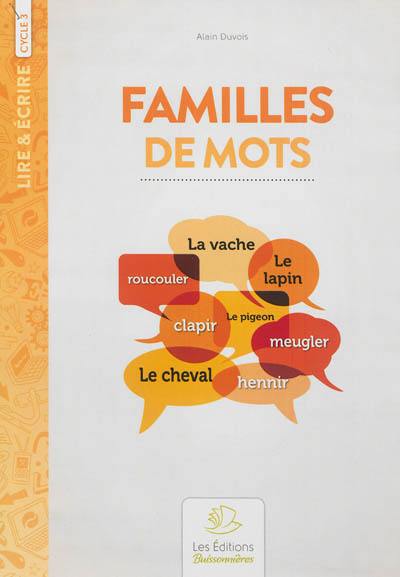 Familles de mots