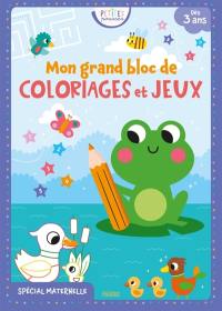 Mon grand bloc de coloriages et jeux