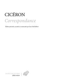 Correspondance : lettres 1 à 954