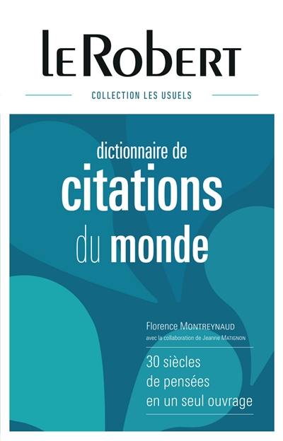 Dictionnaire de citations du monde