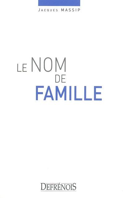 Le nom de famille