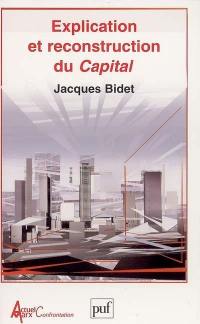 Explication et reconstruction du Capital