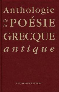 Anthologie de la poésie grecque classique