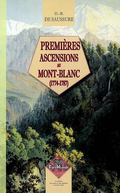 Premières ascensions au Mont-Blanc, 1774-1787