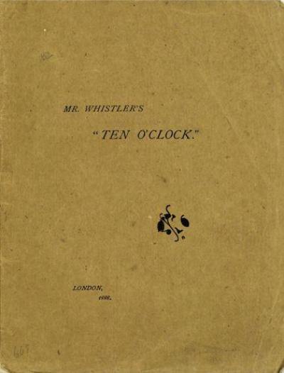 Mr. Whistler´s Ten O´Clock