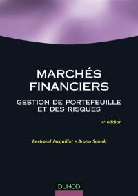 Marchés financiers : gestion de portefeuille et des risques