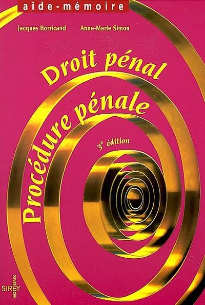 Droit pénal, procédure pénale