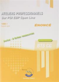 Ateliers professionnels sur PGI EBP Open line : énoncé. Vol. 1