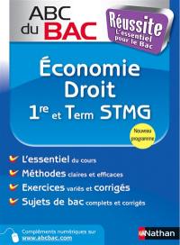 Economie droit, 1re et terminale STMG : programme 2013